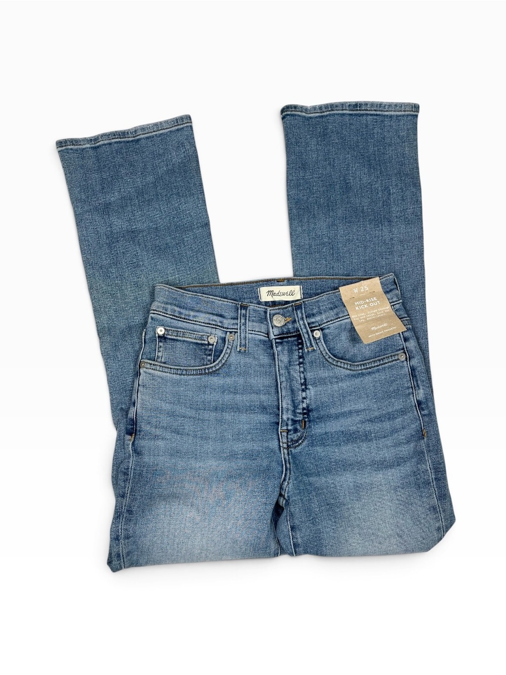 Madewell Mid Rise Kick Out Jeans New
